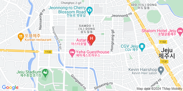 아스타 호텔 제주Map View