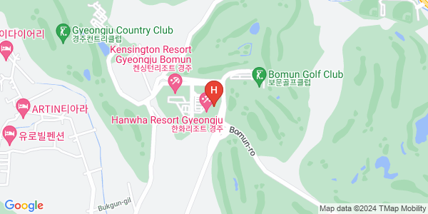 한화 리조트 경주Map View