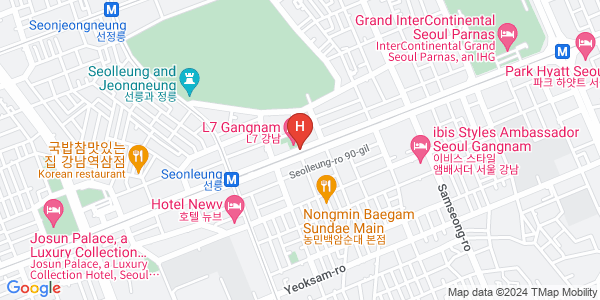 L7 강남 바이 롯데Map View