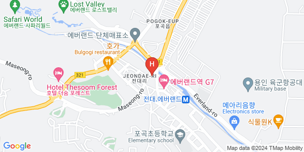 라마다 용인Map View