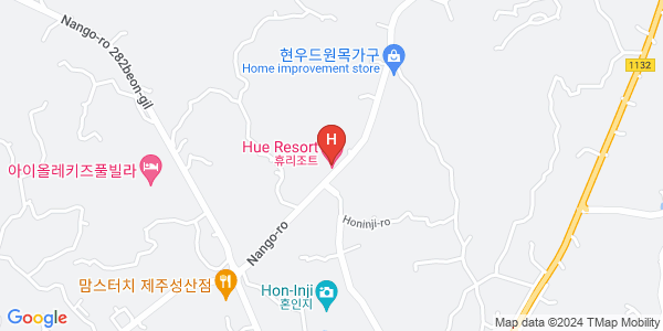 제주 휴 리조트Map View