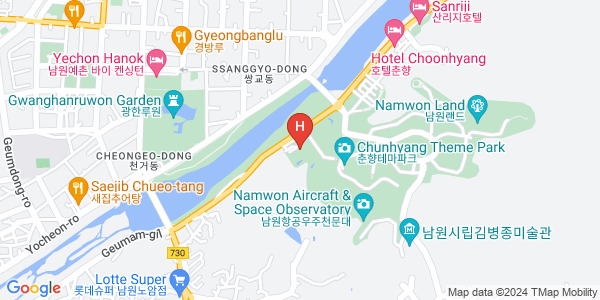 켄싱턴 리조트 지리산 남원점Map View