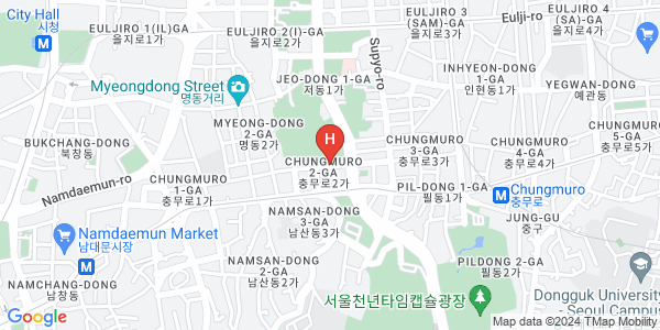 크레토 호텔 명동Map View