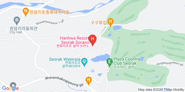 한화리조트 설악 쏘라노Map View