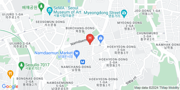 호텔 명동Map View