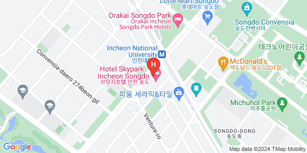 호텔 스카이파크 인천 송도Map View