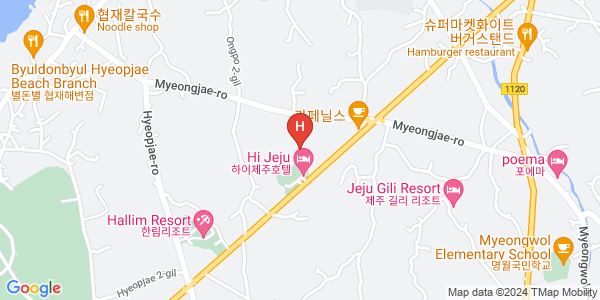 홍익 제주 호텔Map View